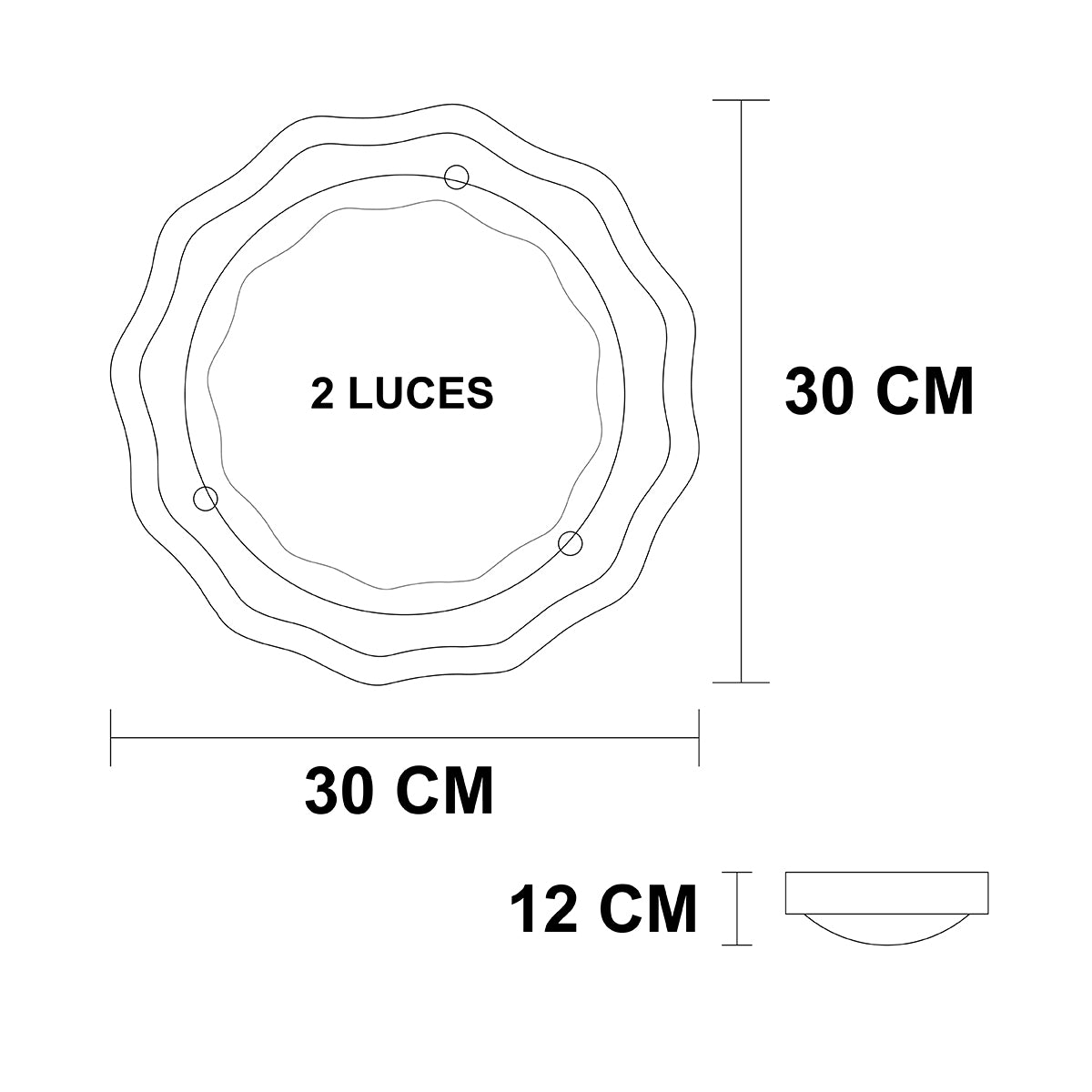 Plafon P-39 Grande Flor