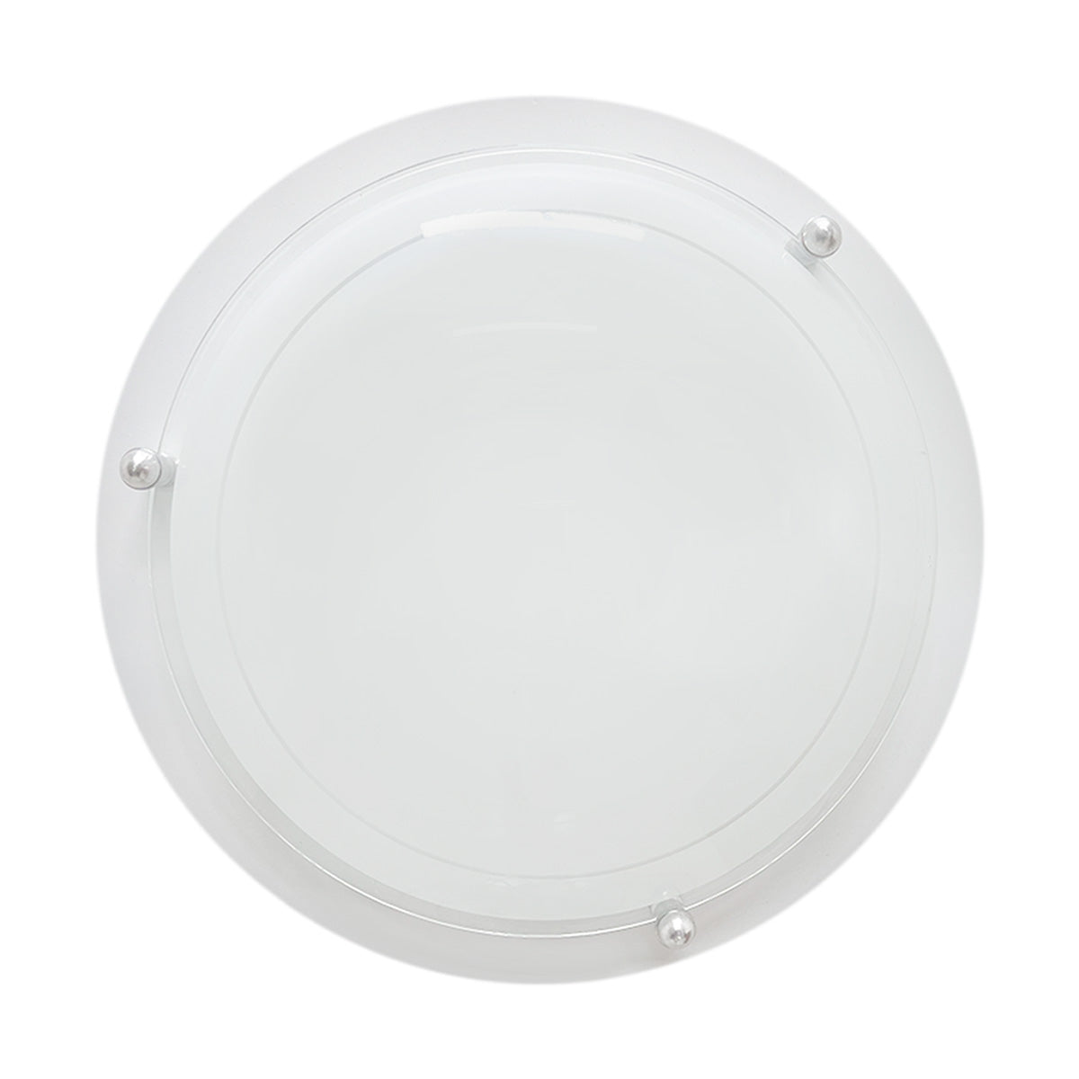 Plafon P 40 LED 3 tonos 12w Color Blanco Vidrio Liso