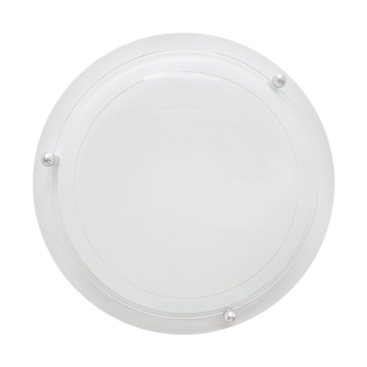 Plafon P 40 LED 3 tonos 12w Color Blanco Vidrio Liso