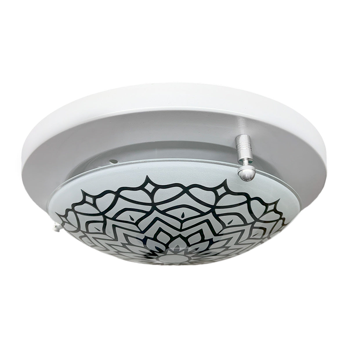 Plafon P 40 LED 3 tonos 12w Color Blanco Vidrio Mandala