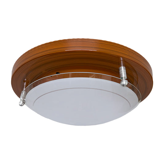 Plafon P 40 LED 3 tonos 12w Color Madera Vidrio Liso