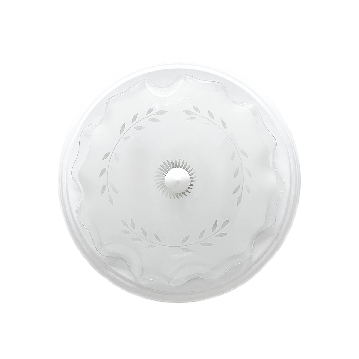 Lampara De Techo, Luz Ideal, Plafón P-42 Jumbo Blanco Espiga