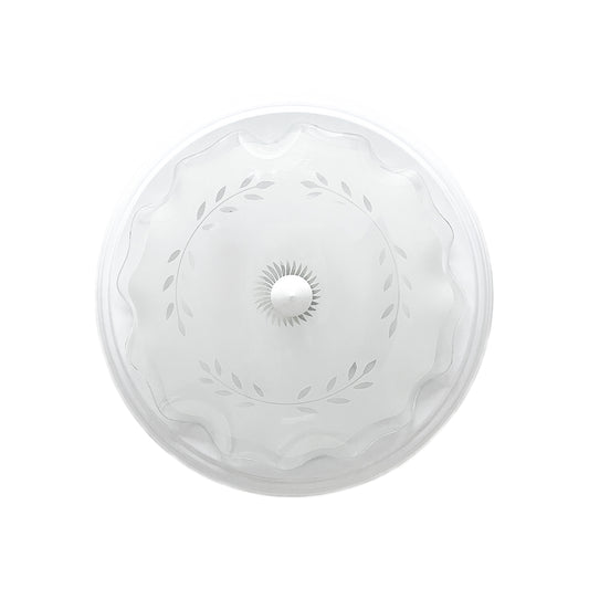 Lampara De Techo, Luz Ideal, Plafón P-42 Jumbo Blanco Espiga