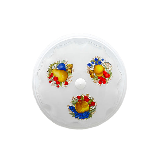 Lampara De Techo, Luz Ideal, Plafón P-42 Jumbo Blanco Frutas