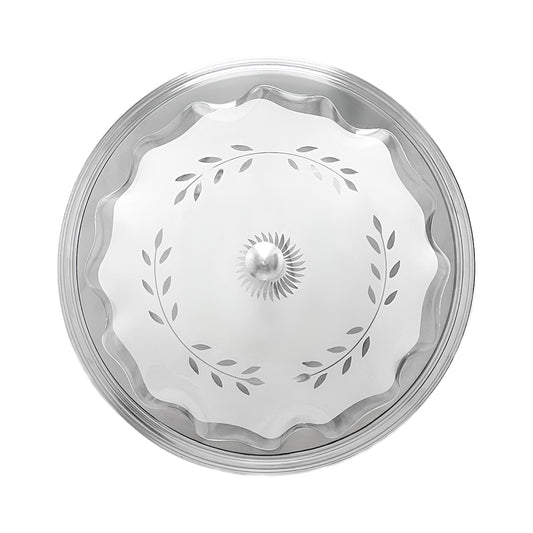 Lampara De Techo, Luz Ideal, Plafón P-42 Jumbo Cromo Espiga