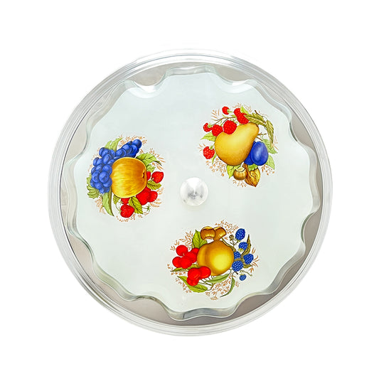 Lampara De Techo, Luz Ideal, Plafón P-42 Jumbo Cromo Frutas