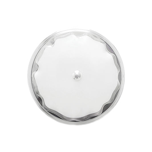 Lampara De Techo, Luz Ideal, Plafón P-42 Jumbo Cromo Liso