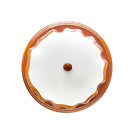 Lampara De Techo, Luz Ideal, Plafón P-42 Jumbo Madera Liso