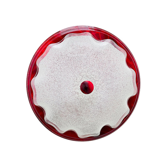 Lampara De Techo, Luz Ideal, Plafón P-42 Jumbo Vino Diamantado