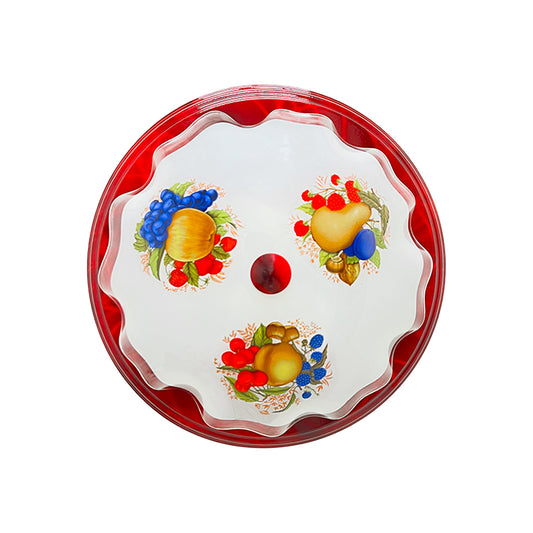 Lampara De Techo, Luz Ideal, Plafón P-42 Jumbo Vino Frutas