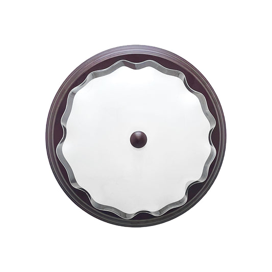 Lampara De Techo, Luz Ideal, Plafón P-42 Jumbo Choco Liso