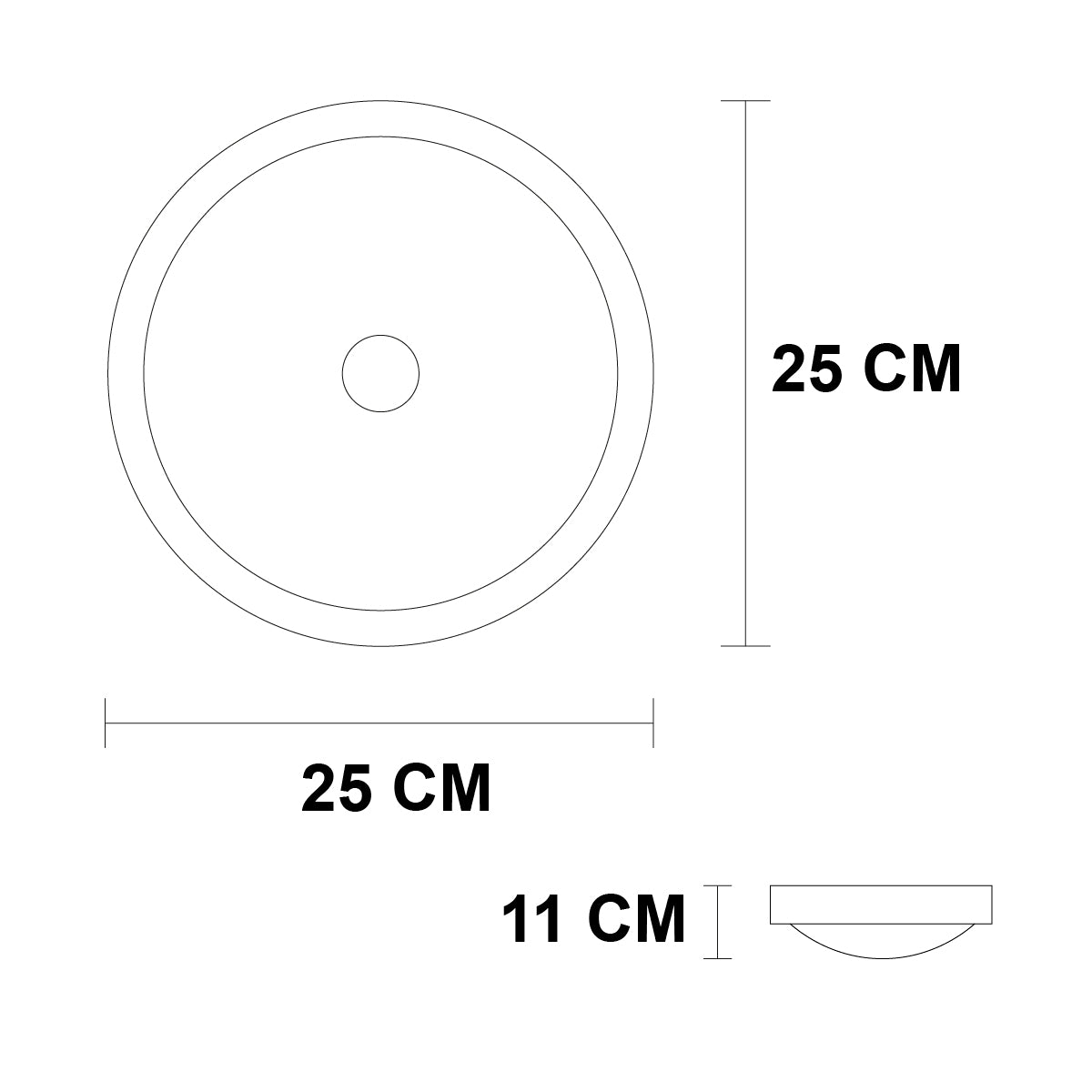 Plafon P-44 Base Chocolate Pantalla Blanco