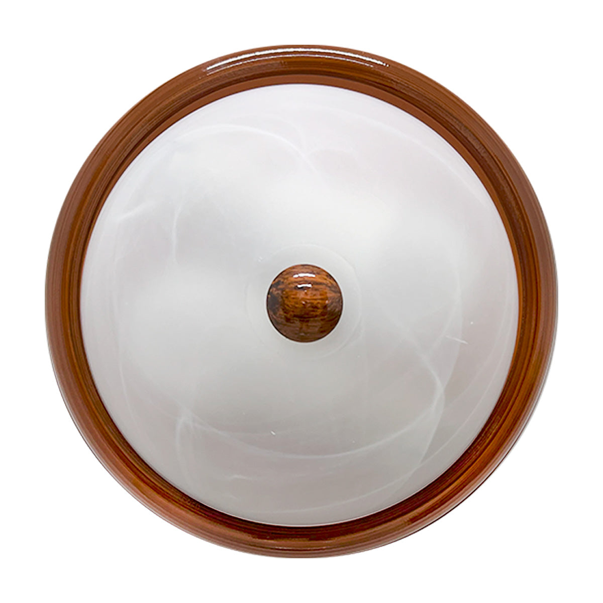 Plafon P-44 Base Madera Pantalla Blanco