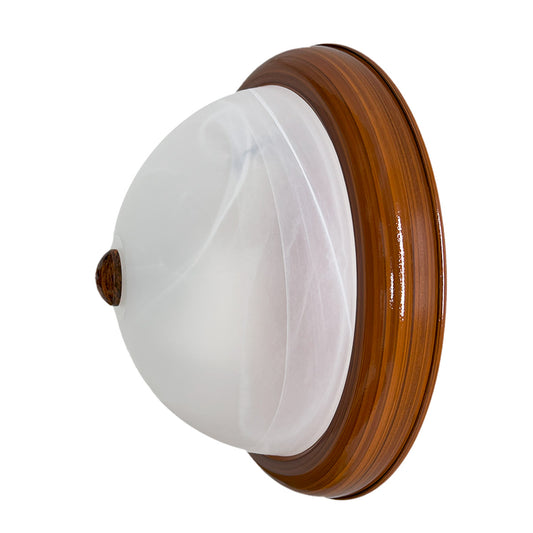 Plafon P-44 Base Madera Pantalla Blanco