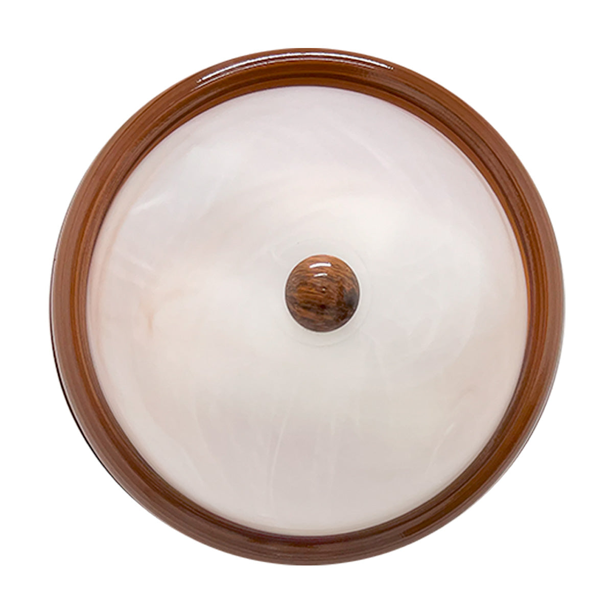 Plafon P-44 Base Madera Pantalla Tabaco