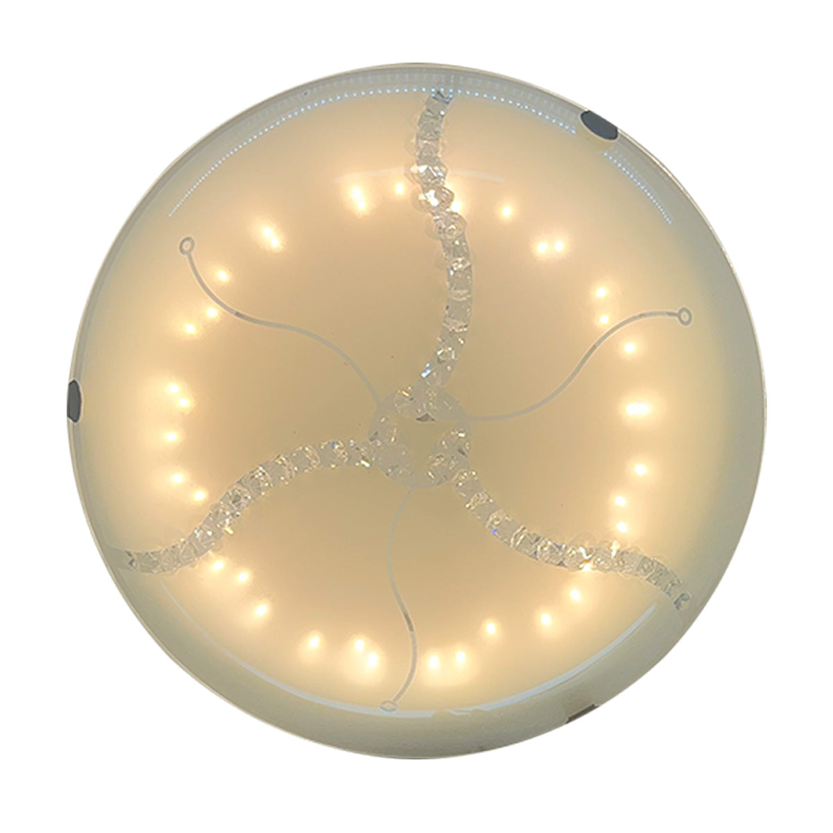 Plafón LED Tres Tonos Circular 3 uñas Hélice 24w