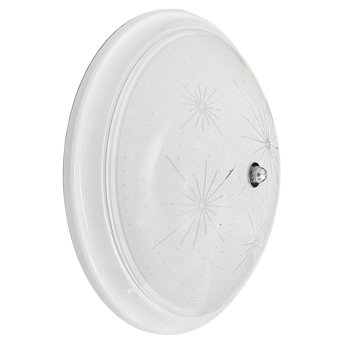 Plafón LED Tres Tonos Circular Destellos Blanco
