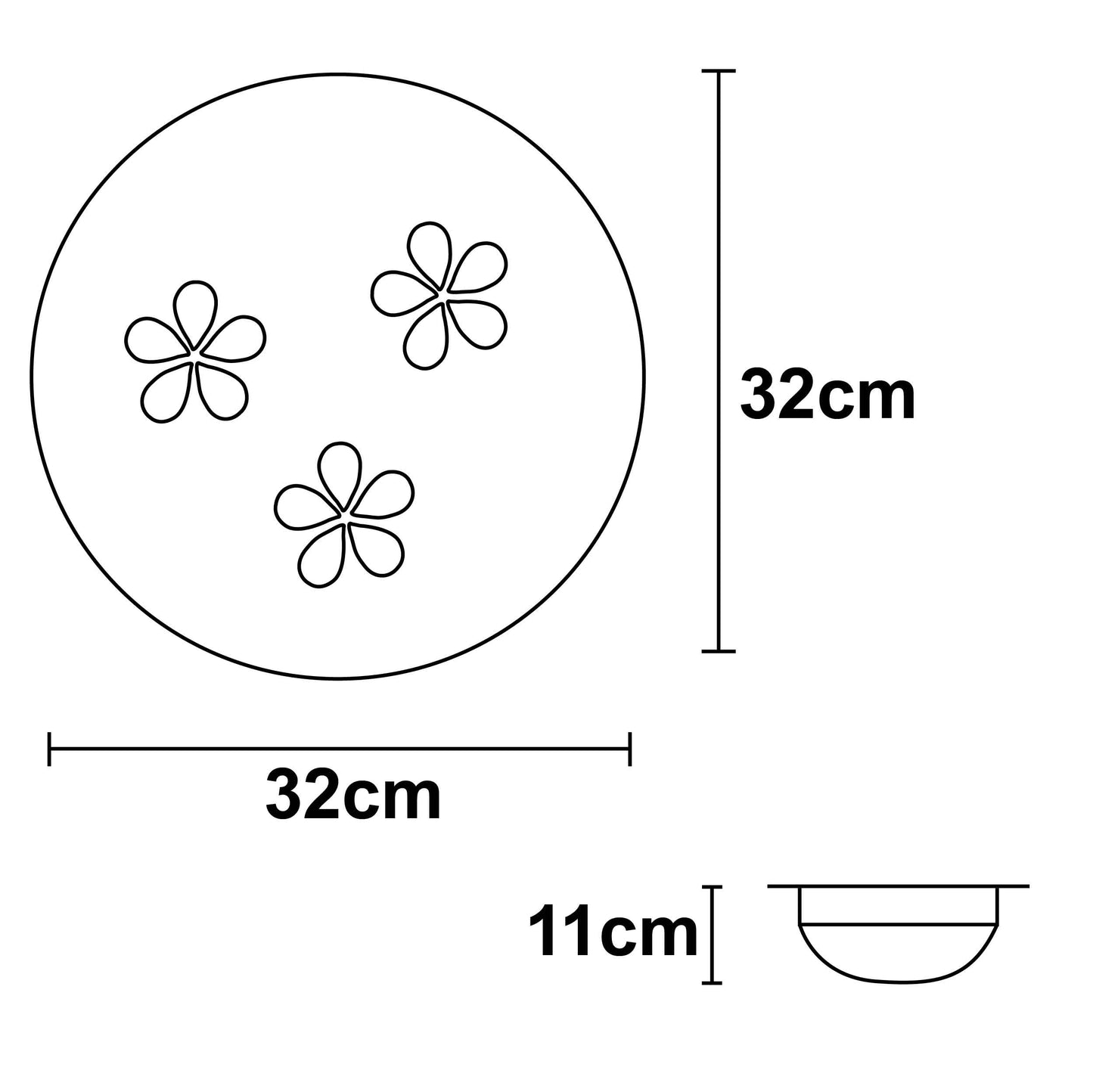 Lámpara de Techo P-76 Redondo