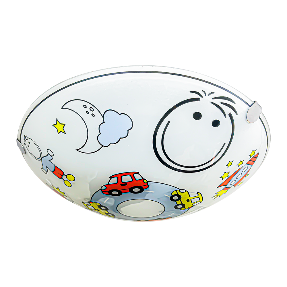 Lámpara de Techo, Pantalla de Cristal, Niño