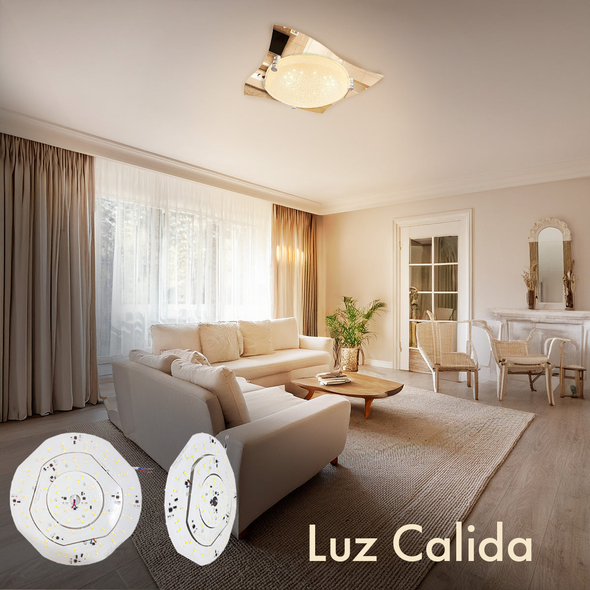 Set 3 Placas de LED de 3 Tonos