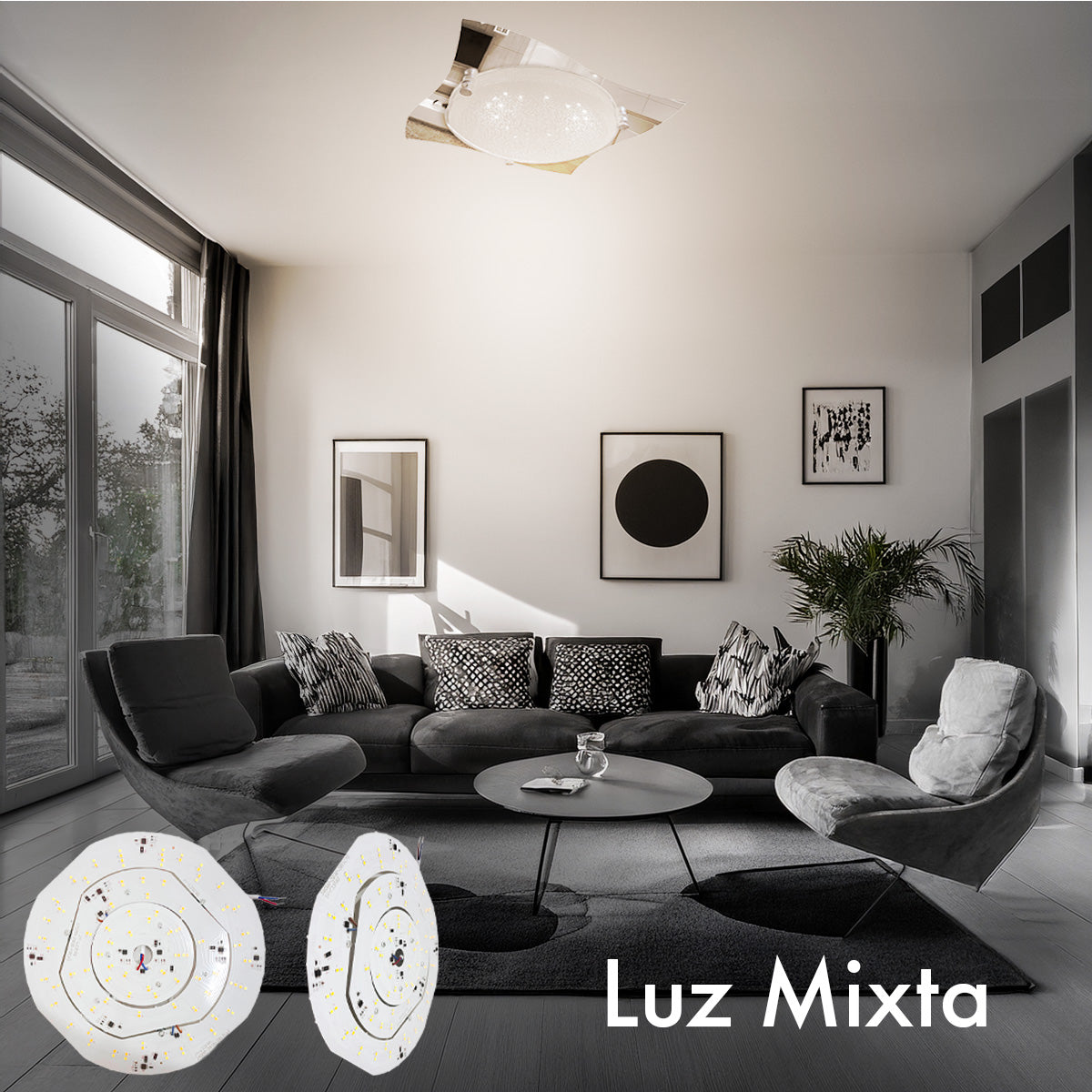 Set 3 Placas de LED de 3 Tonos