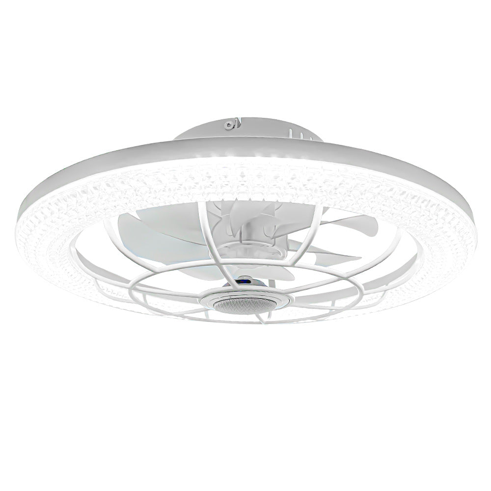 Ventilador de Techo LED  Bocina 6 Velocidades