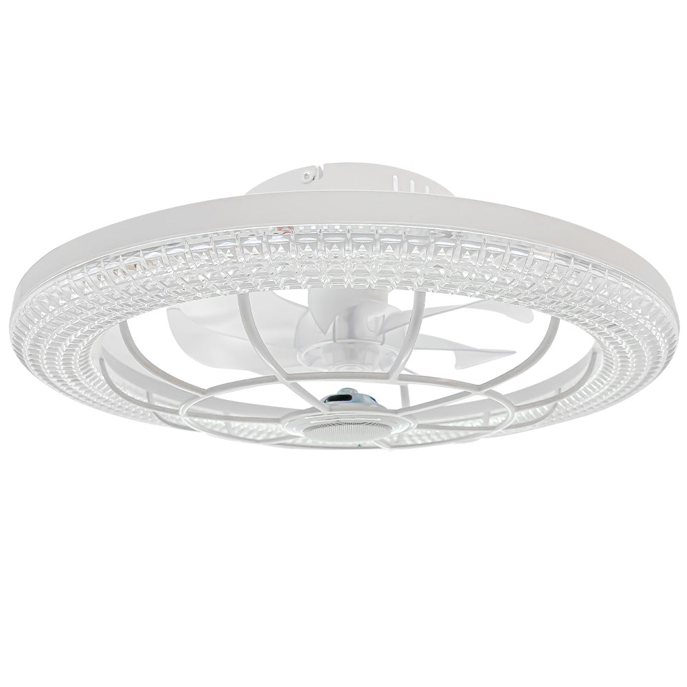 Ventilador de Techo LED  Bocina 6 Velocidades