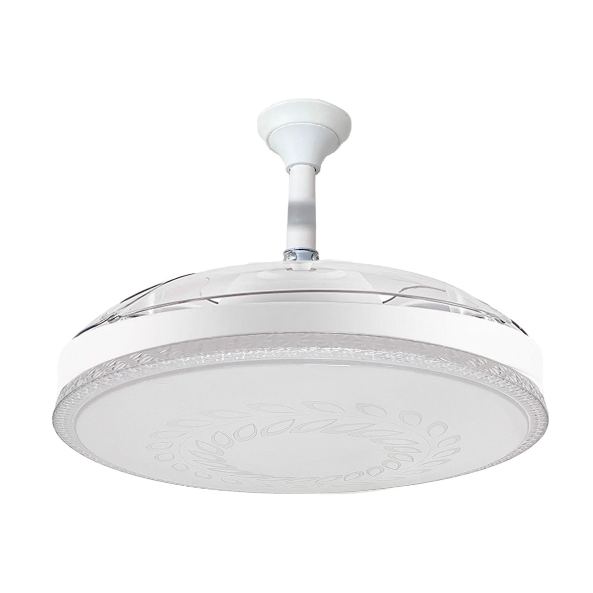 Ventilador de Techo Blanco Aspas Retractiles