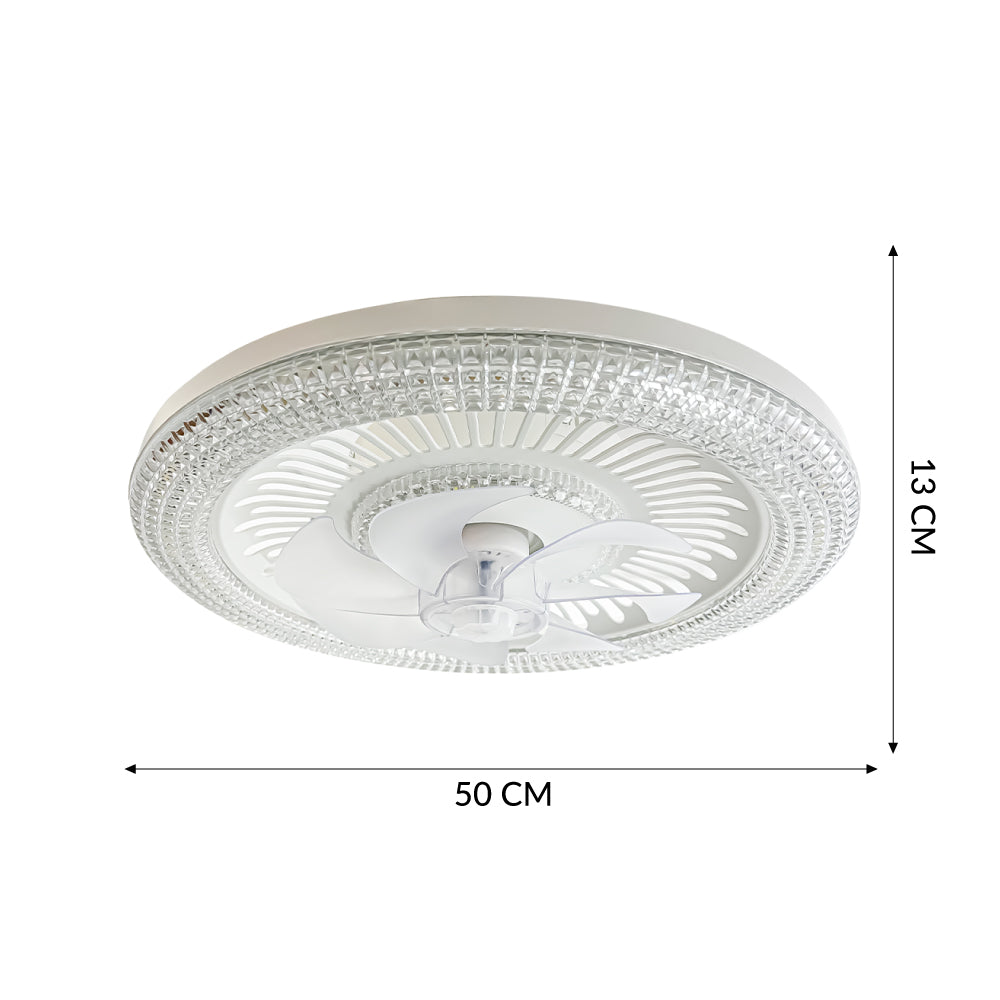 Lámpara de Techo Ventilador de tres tonos
