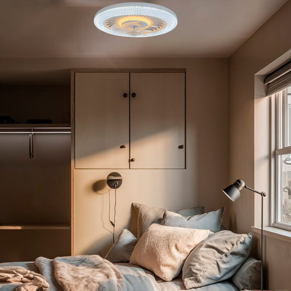 Lámpara de Techo Ventilador de tres tonos